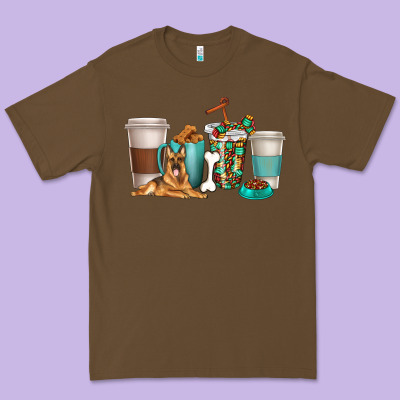 Premium Tee german shepherd dog coffee cups