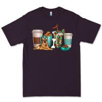 Plum german shepherd dog coffee cups Premium Tee - texasbilliewilder