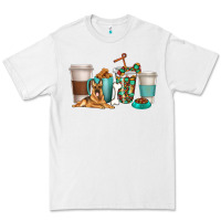 White german shepherd dog coffee cups Premium Tee - texasbilliewilder