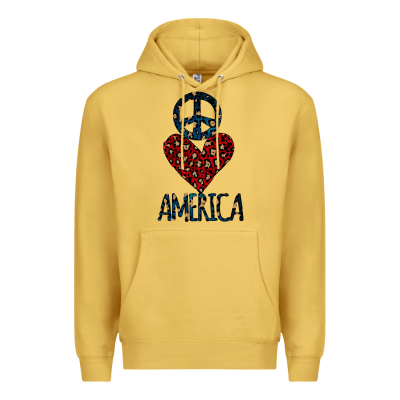 Peace Love America Premium Hoodie by Bettercallsaul | Teevron