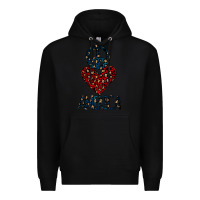 Black Peace Love America Premium Hoodie - Bettercallsaul