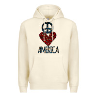 Sandshell Peace Love America Premium Hoodie - Bettercallsaul