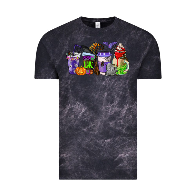 Halloween Coffee Cups Vintage Tee by AdoDesignShop | Teevron