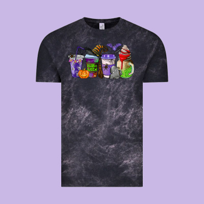 Halloween Coffee Cups Vintage Tee Designed By Adodesignshop