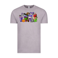 Vintage Zinc halloween coffee cups Vintage Tee - AdoDesignShop