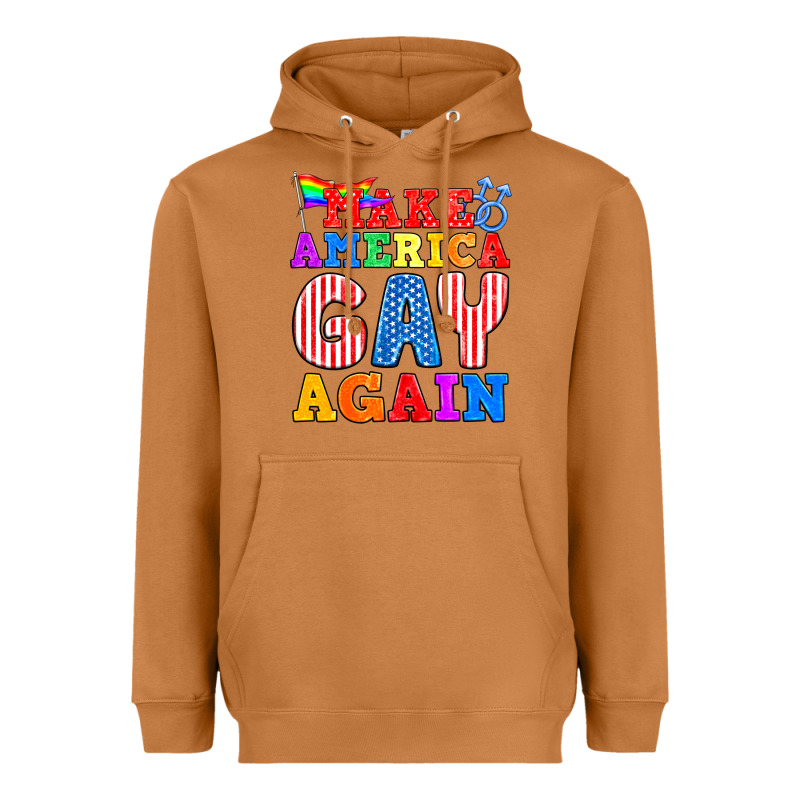 Make America Gay Again Heavyweight Hoodie by BundleAndBundleShop | Teevron