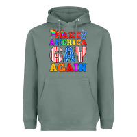Sage Make America Gay Again Heavyweight Hoodie - BundleAndBundleShop