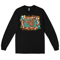 Black light western frame Long Sleeve Tee - AdoDesignShop
