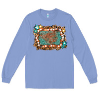 Colony Blue light western frame Long Sleeve Tee - AdoDesignShop