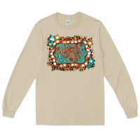 Mushroom light western frame Long Sleeve Tee - AdoDesignShop