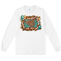 White light western frame Long Sleeve Tee - AdoDesignShop