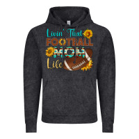 Vintage Black livin' that football mom life Vintage Hoodie - HRA Design Shop