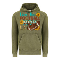 Vintage Olive livin' that football mom life Vintage Hoodie - HRA Design Shop