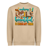 Mushroom making nails beautiful is kinda my thing Heavyweight Sweatshirt - AdoDesignShop