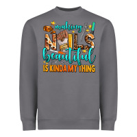 Storm making nails beautiful is kinda my thing Heavyweight Sweatshirt - AdoDesignShop