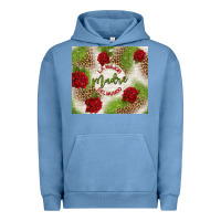 Pigment Pebble Blue la mejor madre del mundo Urban Hoodie - TumblerDesignByShophia