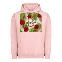 Pigment Salmon la mejor madre del mundo Urban Hoodie - TumblerDesignByShophia