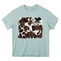 Arona leopard cowhide background Heavy Core Tee - RanaPortraitStore