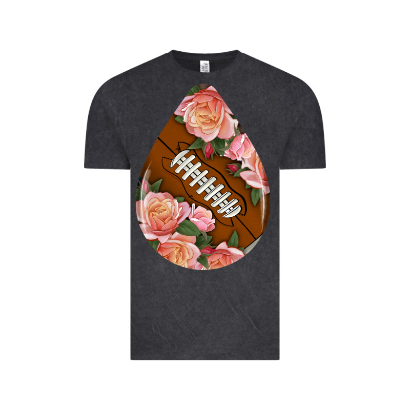 American Football And Western Roses Teardrop Vintage Tee by BundleAndBundleShop | Teevron