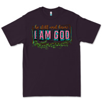 Plum be still and know that i am god Premium Tee - texasbilliewilder