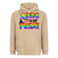 Mushroom Western LGBTQ+ Ride With Pride Heavyweight Hoodie - BundleAndBundleShop