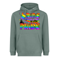 Sage Western LGBTQ+ Ride With Pride Heavyweight Hoodie - BundleAndBundleShop