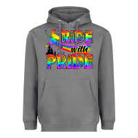 Storm Western LGBTQ+ Ride With Pride Heavyweight Hoodie - BundleAndBundleShop