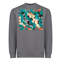 Storm turquoise glitter cowhide Heavyweight Sweatshirt - JahusDesignShop