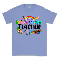 Colony Blue Kindergarten Teacher Life Classic Tee - LillyAllenDesigns