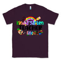 Plum Kindergarten Teacher Life Classic Tee - LillyAllenDesigns
