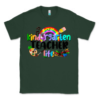 Sports Green Kindergarten Teacher Life Classic Tee - LillyAllenDesigns