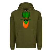 Army Green St. Patrick' Day Gnome Premium Hoodie - Bettercallsaul