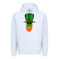 White St. Patrick' Day Gnome Premium Hoodie - Bettercallsaul