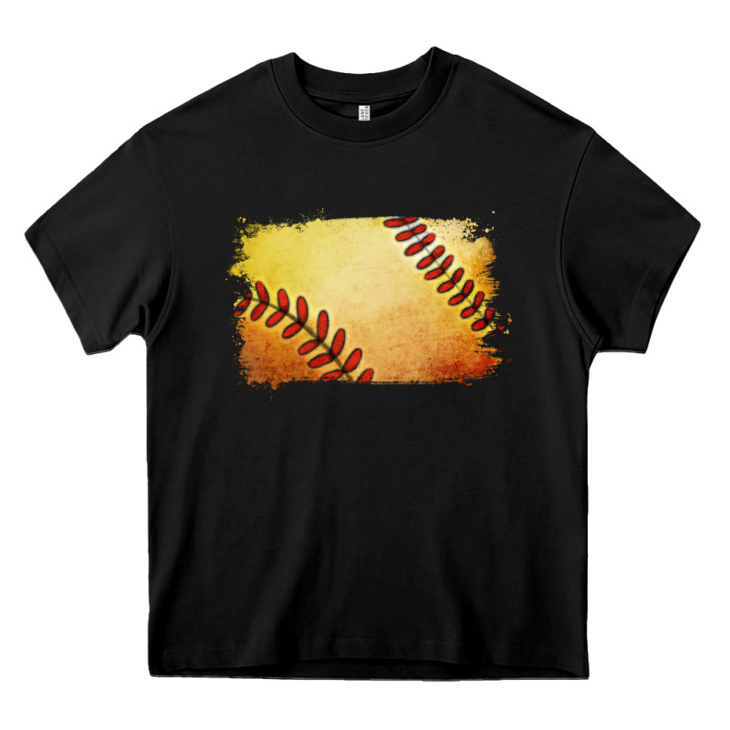 Softball Brushstroke Heavy Core Tee by RanaPortraitStore | Teevron