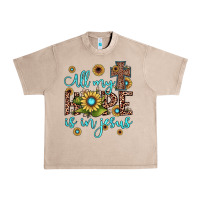 French Oak all my hope is in jesus Urban Heavy Tee - JahusDesignShop