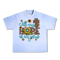 Grape Ice all my hope is in jesus Urban Heavy Tee - JahusDesignShop