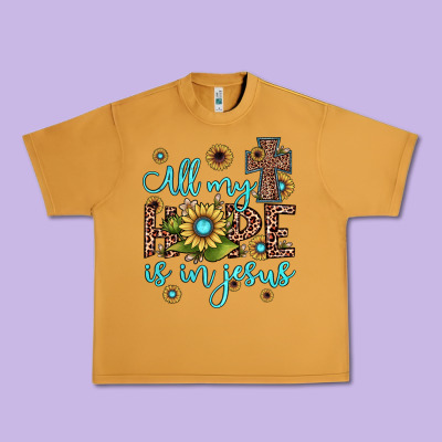 All My Hope Is In Jesus Urban Heavy Tee Designed By Jahusdesignshop