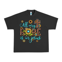 Pigment Black all my hope is in jesus Urban Heavy Tee - JahusDesignShop