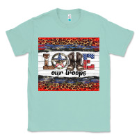Seafoam armed forces day love our troops Classic Tee - Artiststas