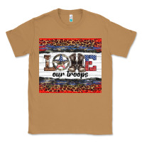 Toasted Coconut armed forces day love our troops Classic Tee - Artiststas