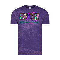 Cloud Purple faith crohn's disease awareness Vintage Tee - JahusDesignShop