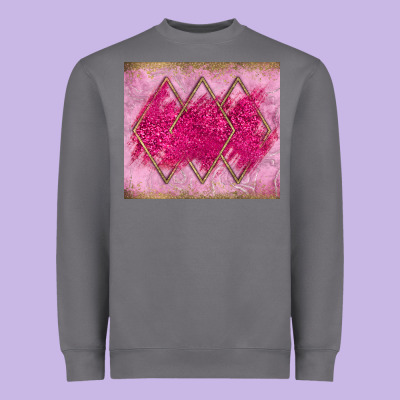 Pink Glitter Heavyweight Sweatshirt Designed By Jahusdesignshop