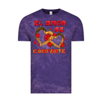 Cloud Purple el amor se comparte with churros Vintage Tee - AdoDesignShop
