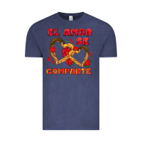 Vintage Denim el amor se comparte with churros Vintage Tee - AdoDesignShop