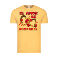 Vintage Mustard el amor se comparte with churros Vintage Tee - AdoDesignShop