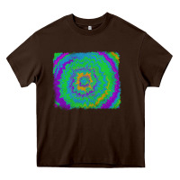 Chocolate Brown tie dye backround Heavy Core Tee - RanaPortraitStore