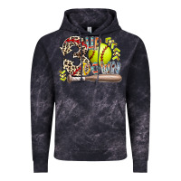 Cloud Black three up down softball Vintage Hoodie - RacoonDesign