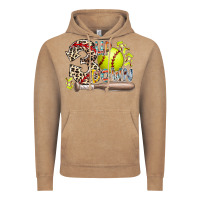 Vintage Coffee three up down softball Vintage Hoodie - RacoonDesign