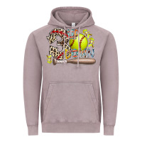 Vintage Zinc three up down softball Vintage Hoodie - RacoonDesign