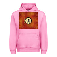 Fuchsia Pink magical train station Urban Hoodie - TumblerDesignByShophia